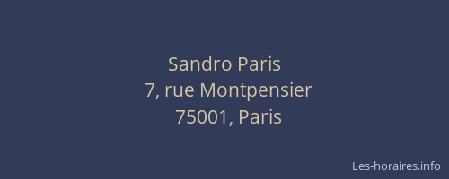 Sandro Paris