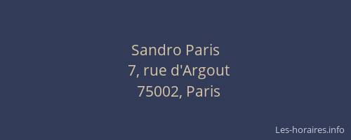 Sandro Paris
