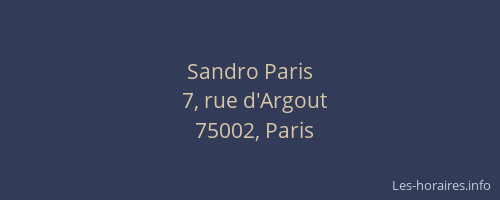 Sandro Paris
