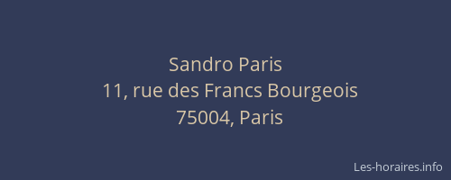 Sandro Paris