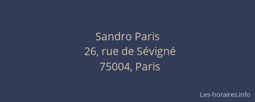 Sandro Paris