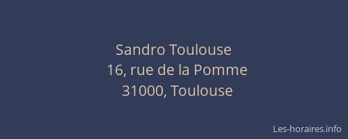 Sandro Toulouse