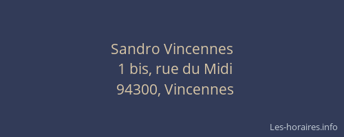 Sandro Vincennes