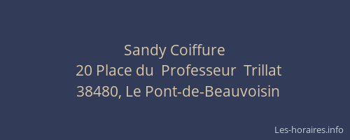 Sandy Coiffure