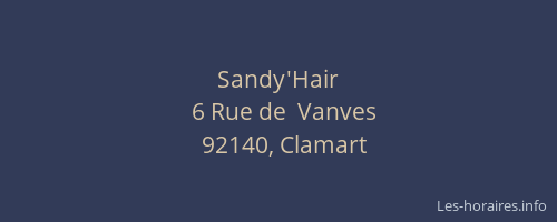 Sandy'Hair