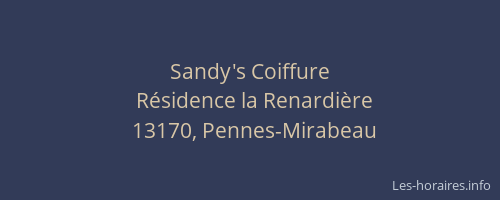 Sandy's Coiffure