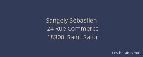 Sangely Sébastien