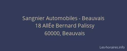 Sangnier Automobiles - Beauvais