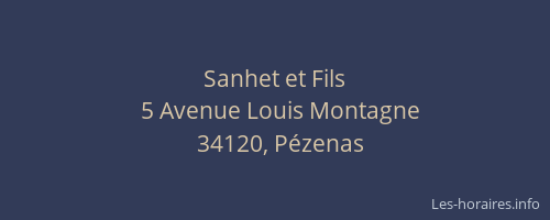 Sanhet et Fils