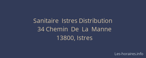 Sanitaire  Istres Distribution