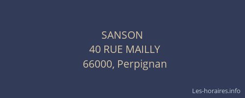 SANSON