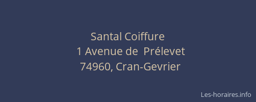 Santal Coiffure