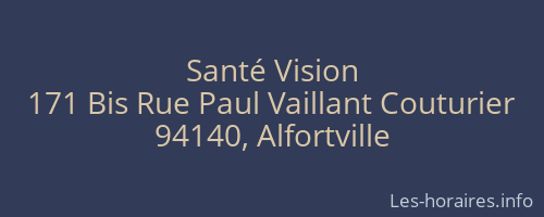 Santé Vision