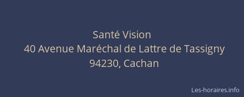 Santé Vision