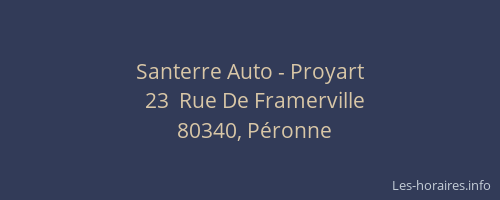 Santerre Auto - Proyart