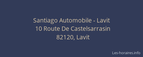 Santiago Automobile - Lavit