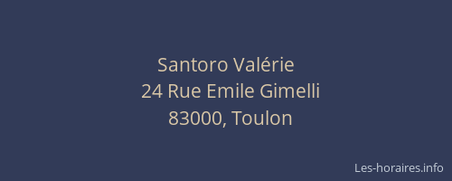Santoro Valérie