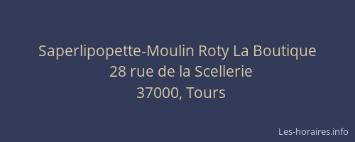 Saperlipopette-Moulin Roty La Boutique