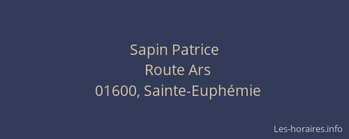 Sapin Patrice