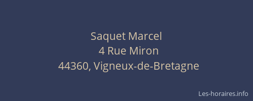 Saquet Marcel