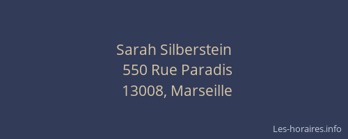 Sarah Silberstein