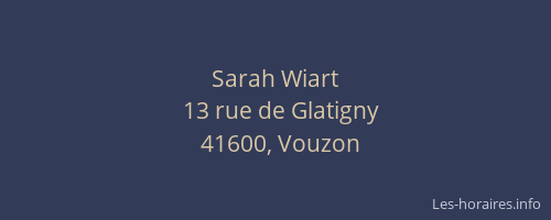 Sarah Wiart