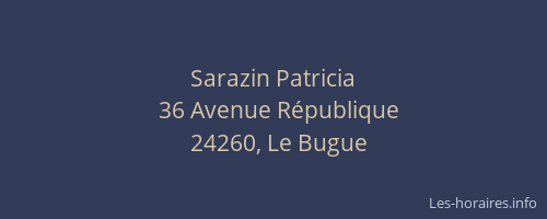 Sarazin Patricia