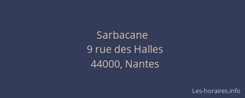 Sarbacane