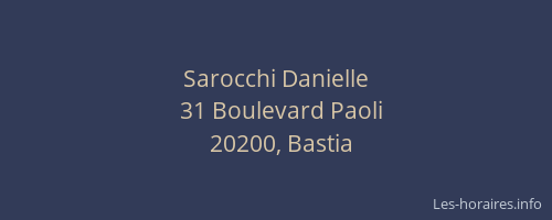 Sarocchi Danielle