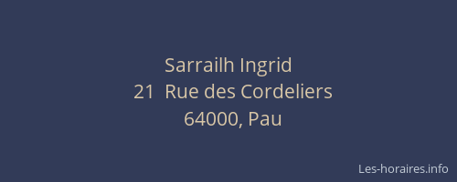 Sarrailh Ingrid