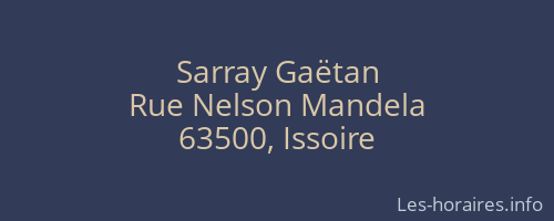Sarray Gaëtan