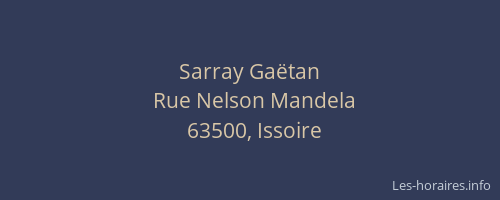 Sarray Gaëtan
