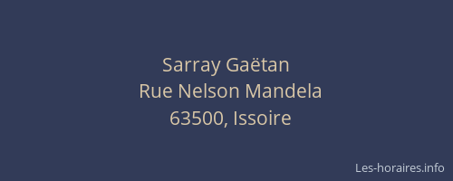 Sarray Ga&euml;tan