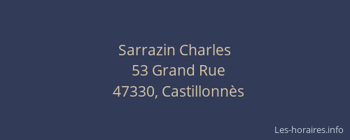 Sarrazin Charles
