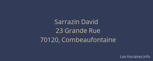 Sarrazin David