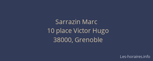 Sarrazin Marc