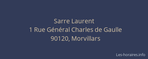 Sarre Laurent
