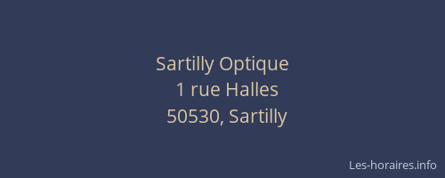 Sartilly Optique