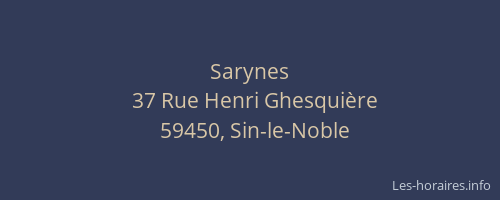 Sarynes