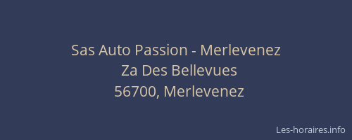 Sas Auto Passion - Merlevenez