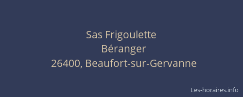 Sas Frigoulette