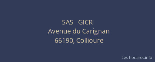 SAS   GICR