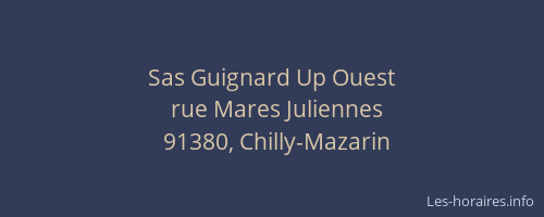 Sas Guignard Up Ouest
