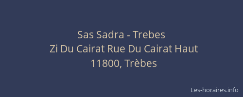 Sas Sadra - Trebes