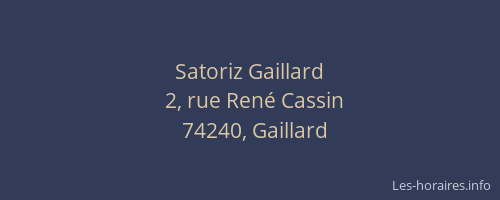 Satoriz Gaillard