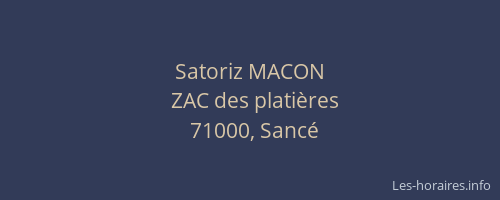 Satoriz MACON