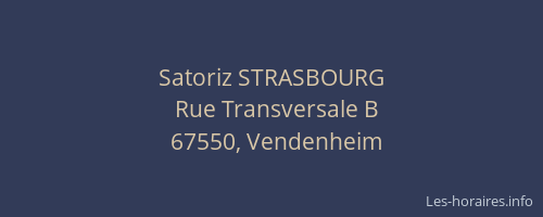 Satoriz STRASBOURG