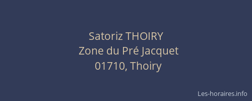 Satoriz THOIRY