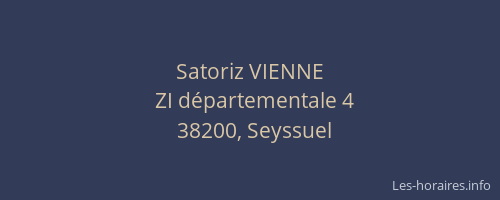 Satoriz VIENNE
