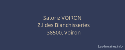 Satoriz VOIRON
